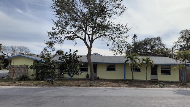 view of ranch-style house