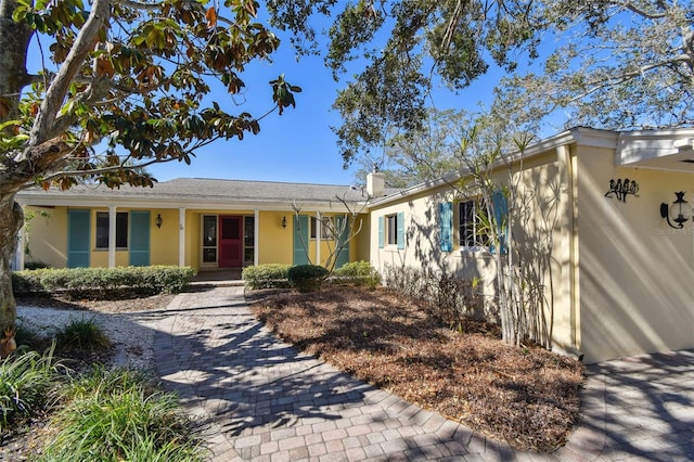 view of ranch-style house