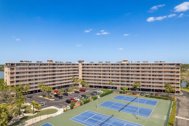 19451 Gulf Blvd Unit 204, Indian Shores, FL 33785 - view of tennis court featuring fence