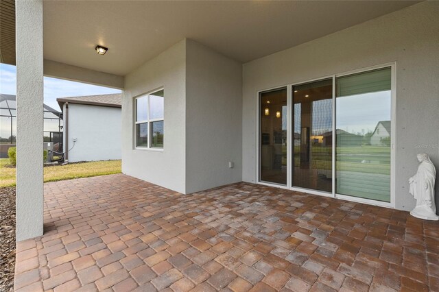 view of patio / terrace with central AC unit