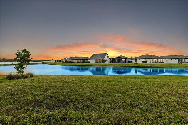 view of water feature featuring a residential view