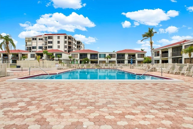 view of pool