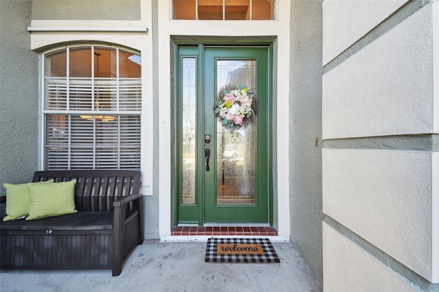 view of entrance to property