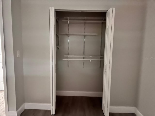 view of closet