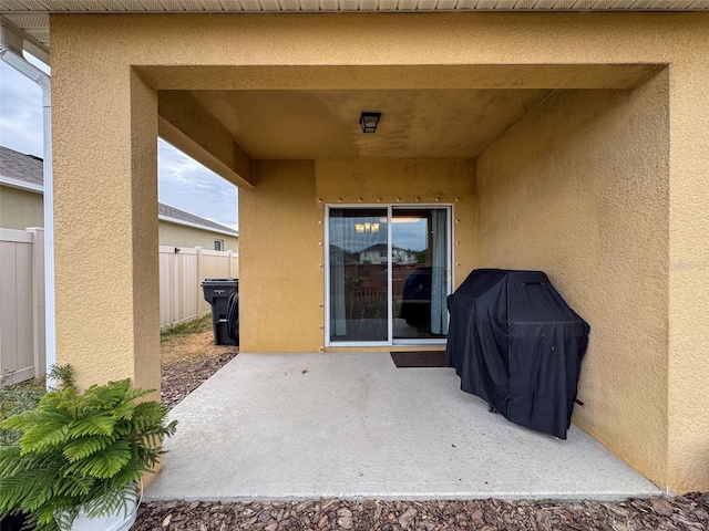 view of patio / terrace with grilling area