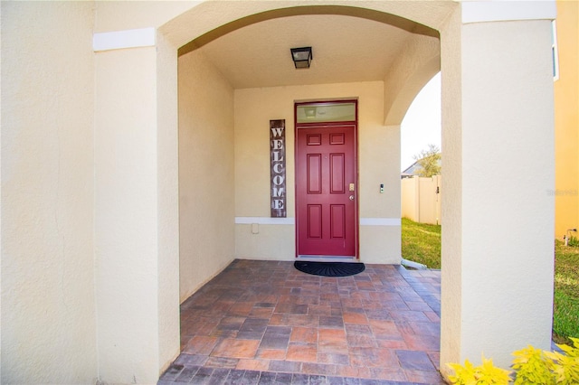 view of property entrance