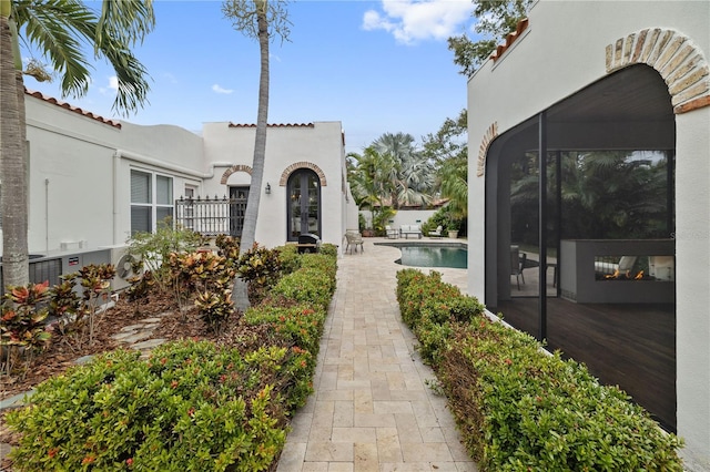 exterior space with a patio area