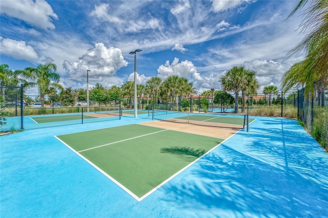 view of basketball court