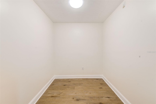 empty room featuring light hardwood / wood-style flooring