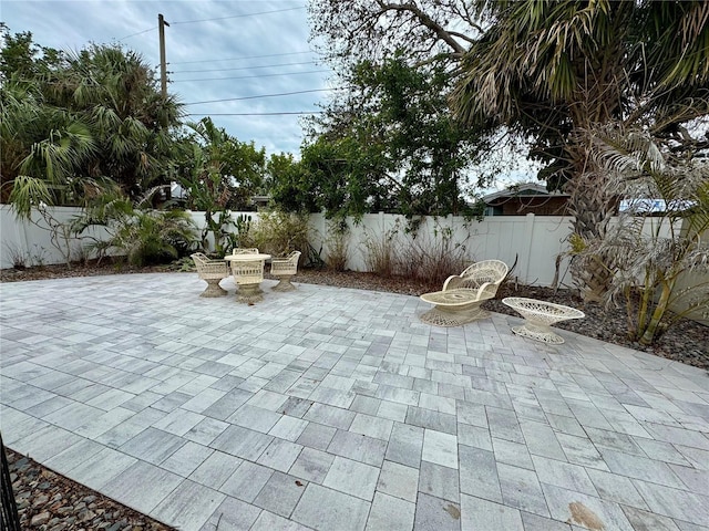 view of patio