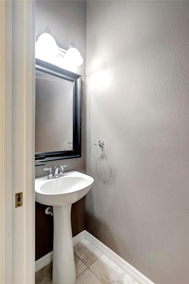 bathroom featuring tile patterned floors