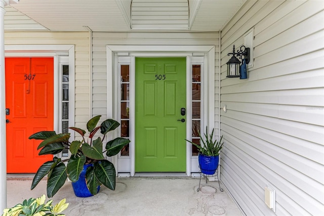 view of entrance to property