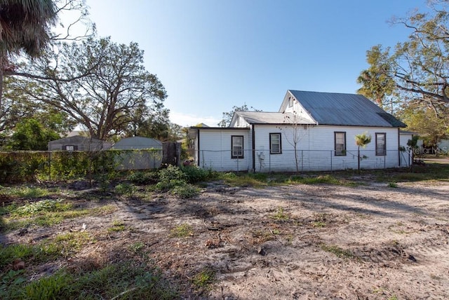 view of back of property