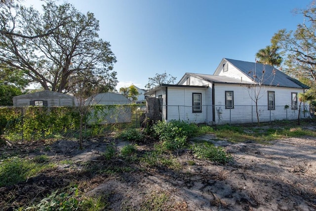 view of rear view of property