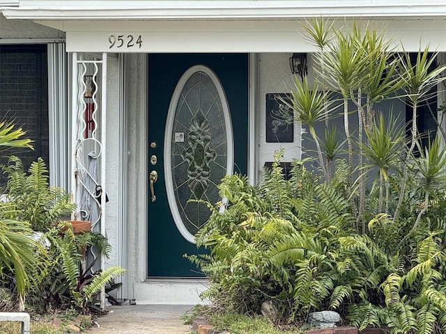 view of entrance to property