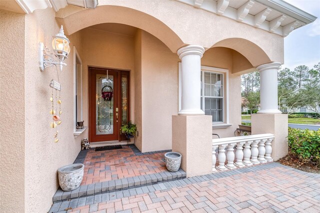 view of entrance to property