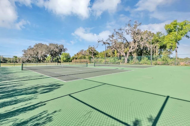 view of sport court featuring basketball court