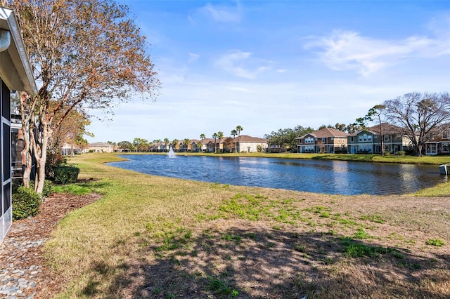 property view of water