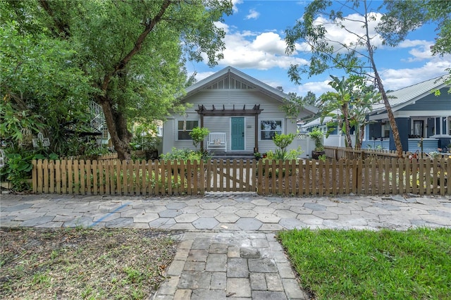 view of bungalow-style home