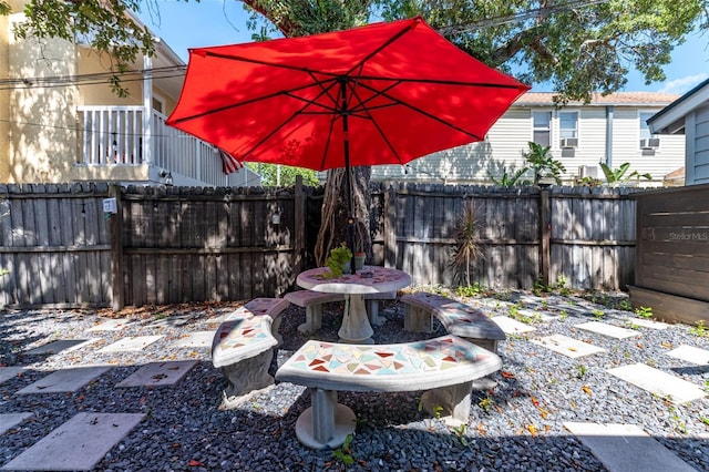 view of patio