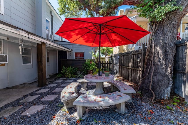 view of patio