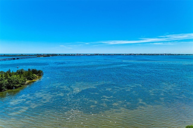 view of water feature