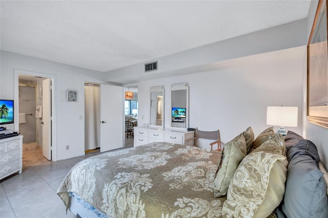 view of tiled bedroom