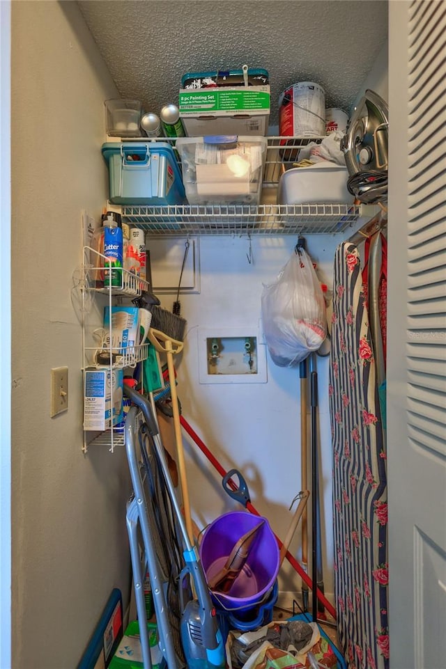 view of storage room