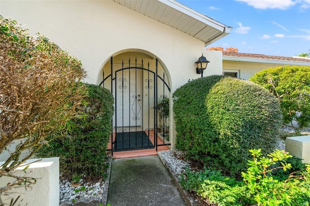 view of entrance to property