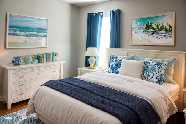 5426 Rushmere Ct, Palmetto, FL 34221 - bedroom featuring dark wood-type flooring