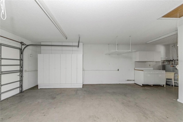 view of parking garage