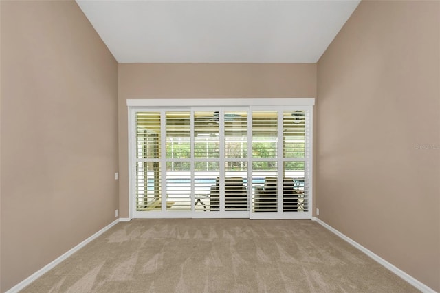 carpeted spare room featuring a healthy amount of sunlight