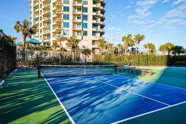 view of sport court