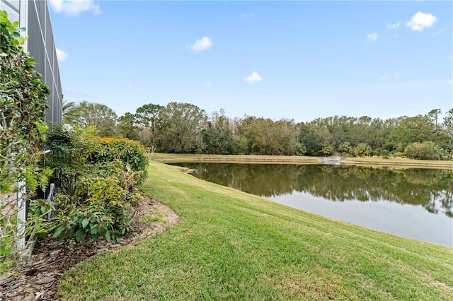 property view of water