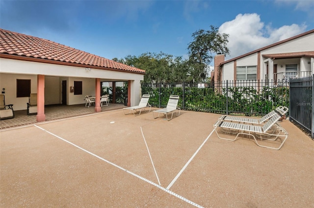 view of patio