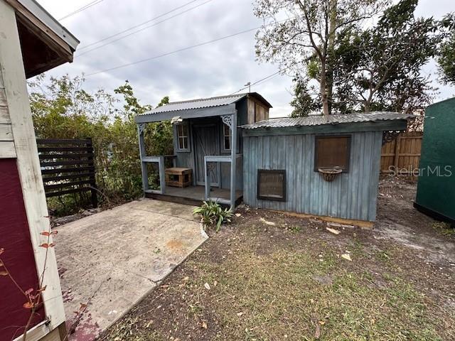 view of outbuilding