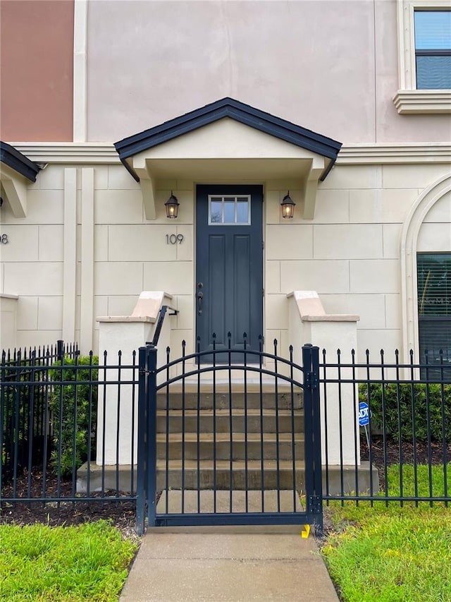 view of entrance to property