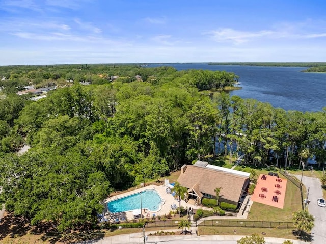 2700 Nebraska Ave Unit 3-201, Palm Harbor, FL 34684 - bird's eye view of a pool and a large body of water