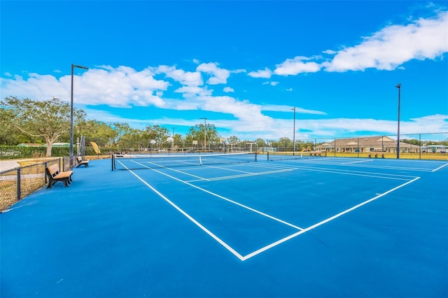 view of sport court featuring basketball court