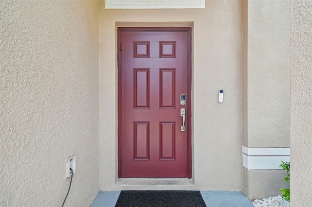 view of entrance to property