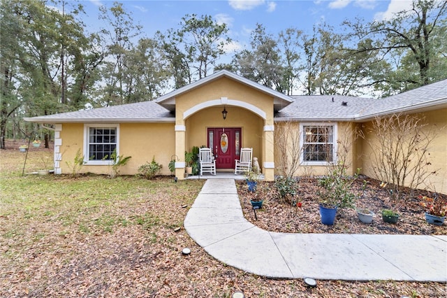 view of ranch-style home