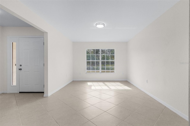 view of tiled empty room