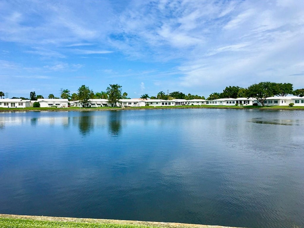 view of water feature