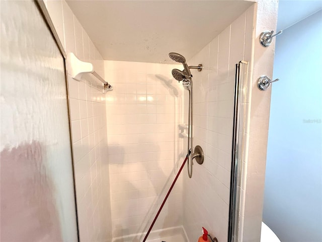 bathroom with walk in shower