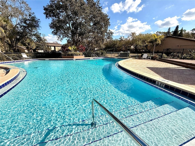 view of pool