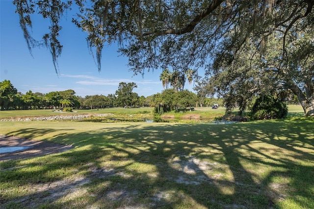 surrounding community featuring a lawn