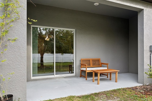 view of patio