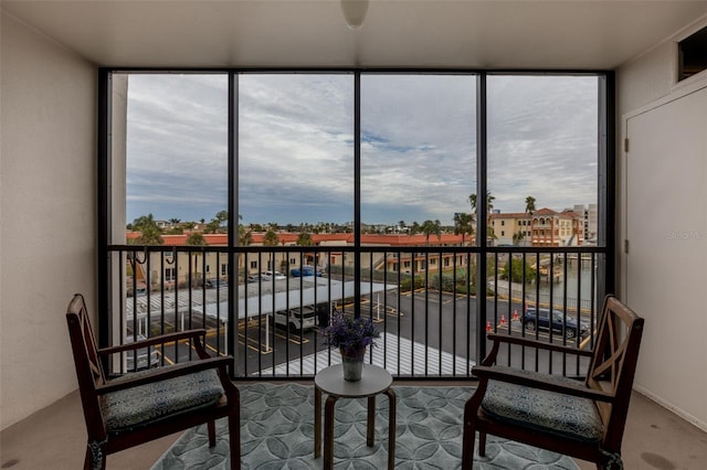 sunroom featuring a healthy amount of sunlight