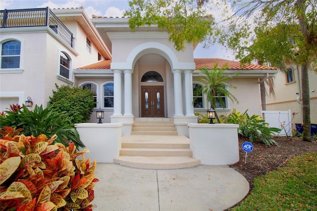 view of property entrance