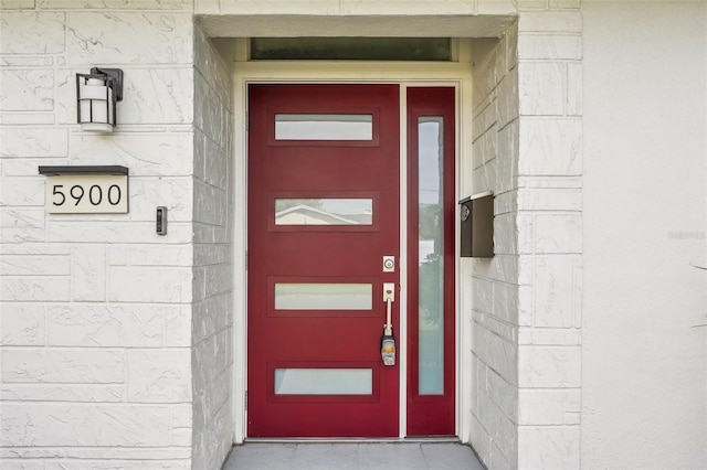 view of property entrance